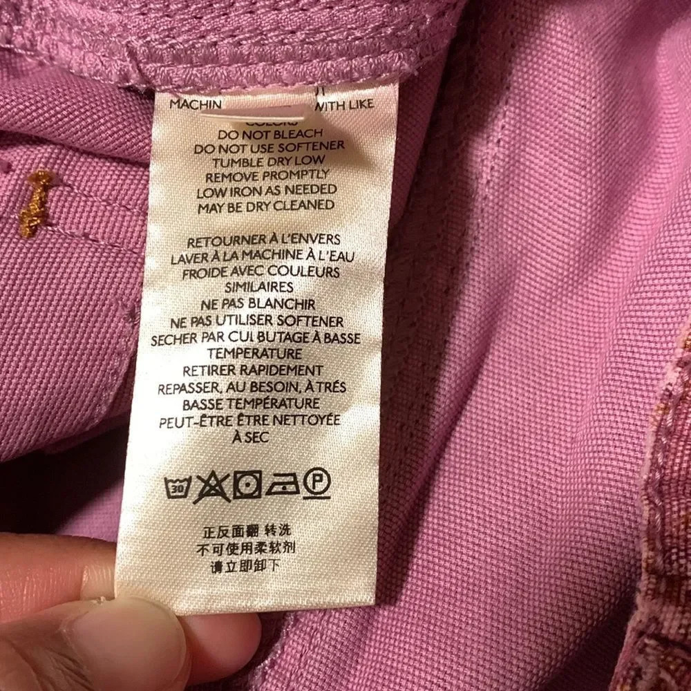 Pilcro Purple Patchwork Pants - image 11